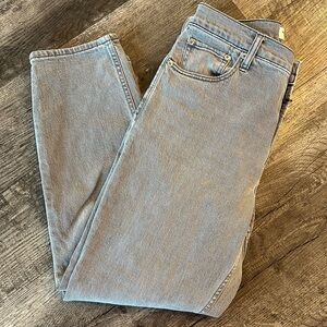 Abercrombie & Fitch Women's Straight Leg Gray Jeans